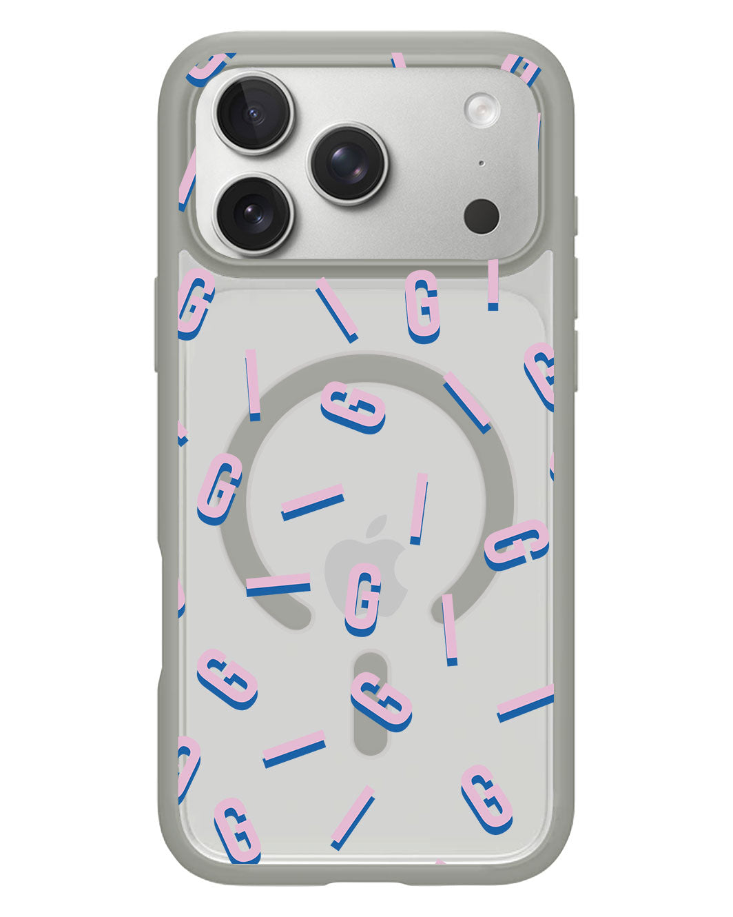 iPhone Rearguard Hybrid - CUSTOM MONOGRAM 1.0 Cotton Candy