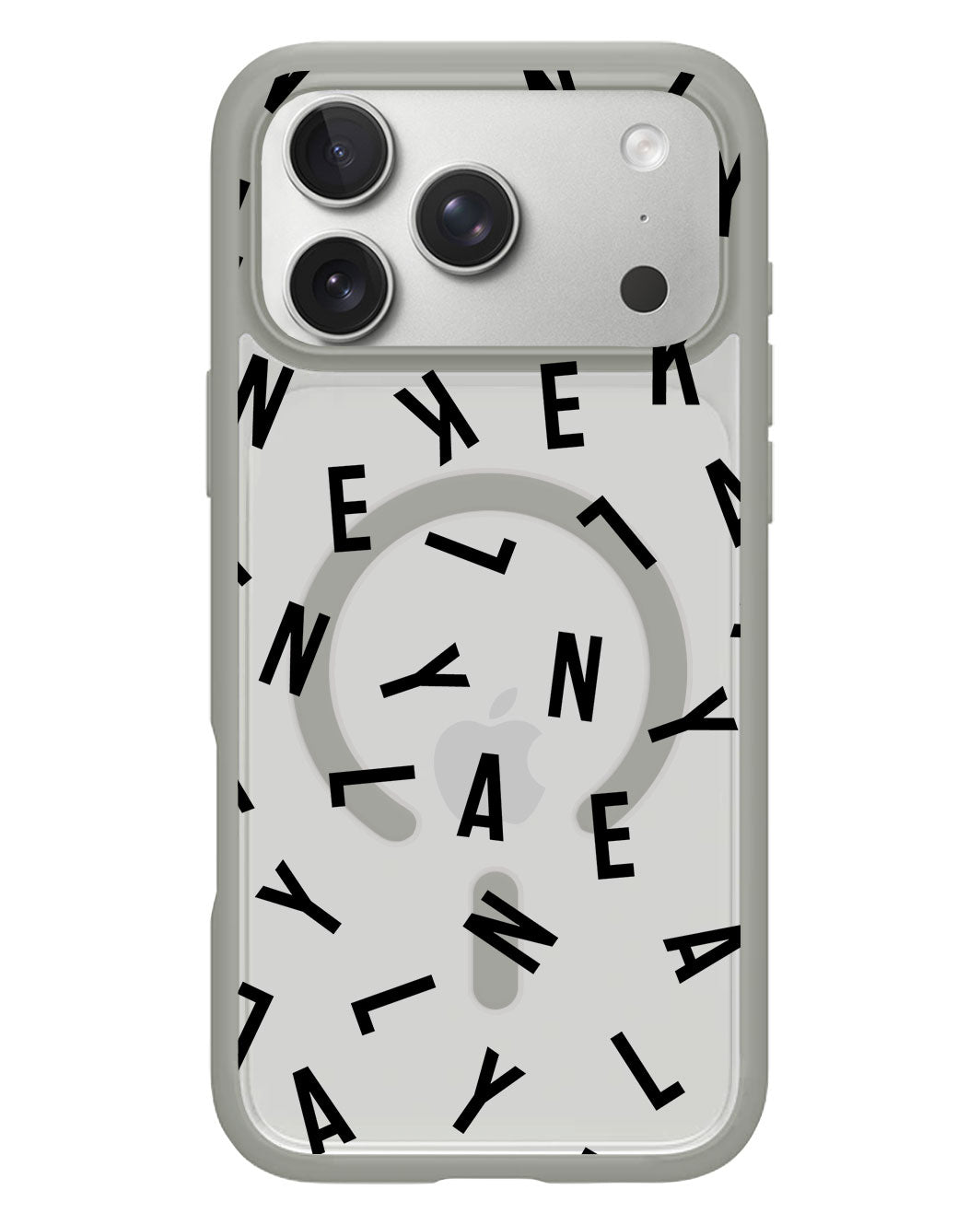 iPhone Rearguard Hybrid - CUSTOM MONOGRAM 1.0 Noir