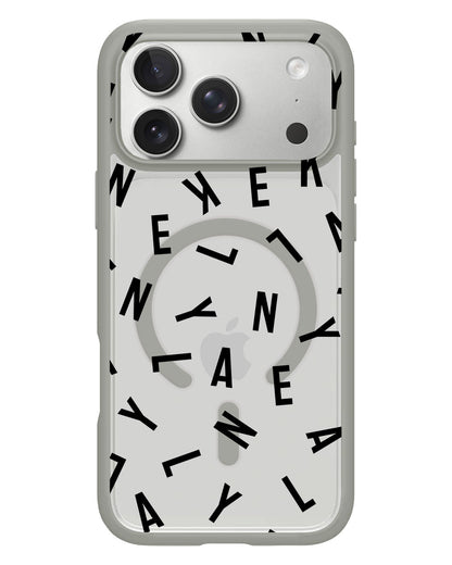 iPhone Rearguard Hybrid - CUSTOM MONOGRAM 1.0 Noir