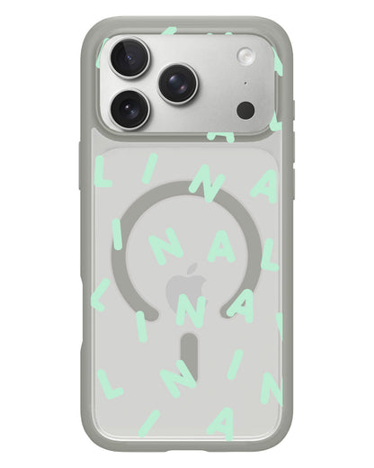 iPhone Rearguard Hybrid - CUSTOM MONOGRAM 2.0 Tosca