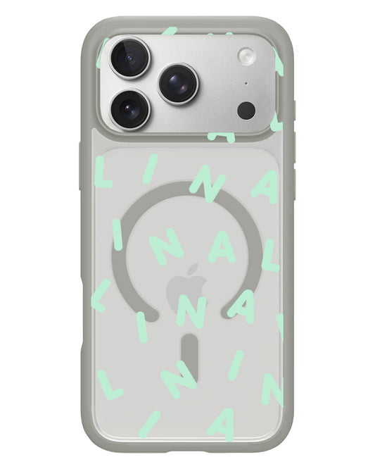 iPhone Rearguard Hybrid - CUSTOM MONOGRAM 2.0 Tosca