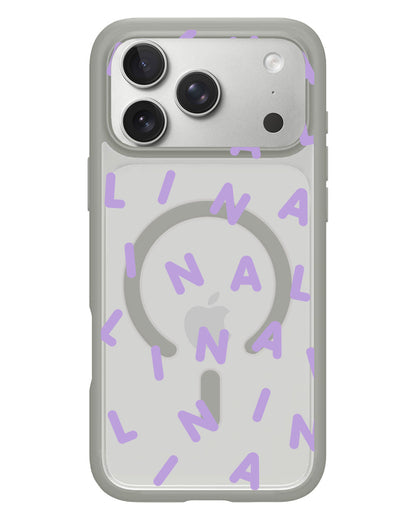 iPhone Rearguard Hybrid - CUSTOM MONOGRAM 2.0 Lilac
