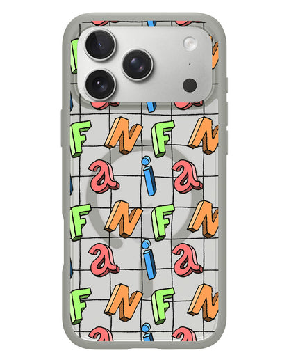 iPhone Rearguard Hybrid - CUSTOM MONOGRAM 3.0 Playful