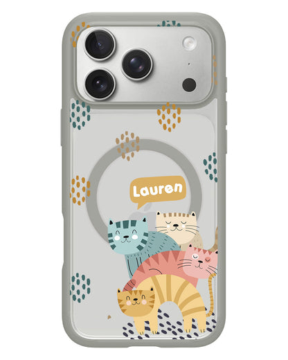 iPhone Rearguard Hybrid - Rainbow Meow 2.0