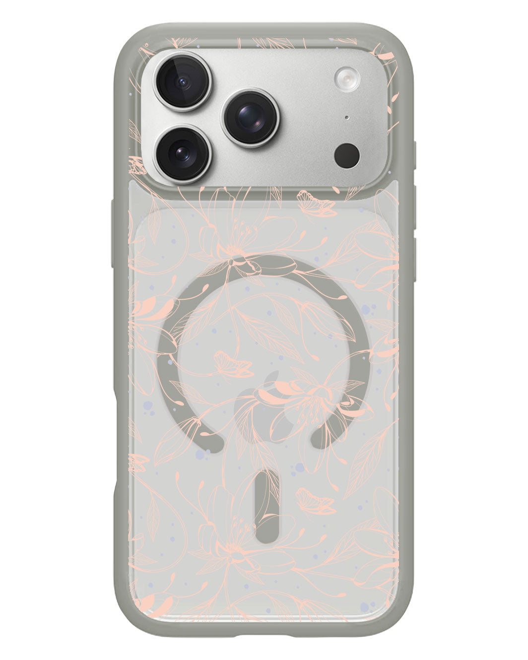 iPhone Rearguard Hybrid - Sketchy Flower & Butterfly 1.0