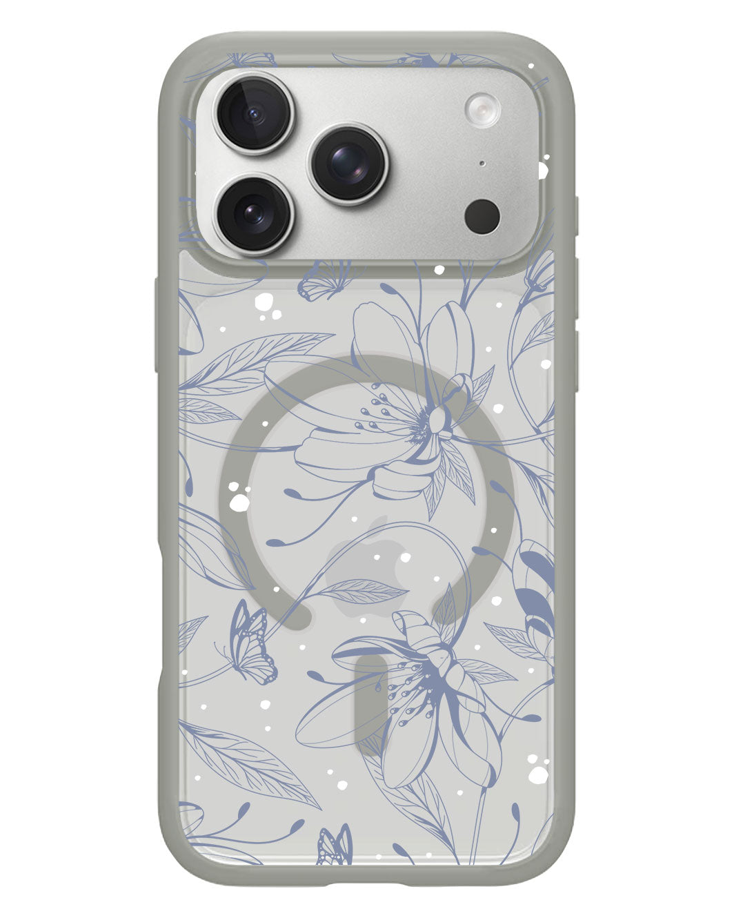 iPhone Rearguard Hybrid - Sketchy Flower & Butterfly 2.0