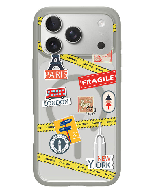 iPhone Rearguard Hybrid - Travel Stickers
