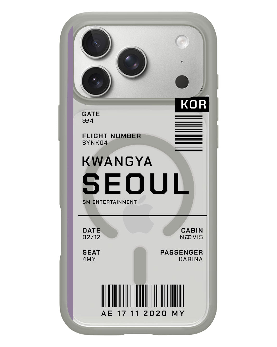 iPhone Rearguard Hybrid - Aespa Kwangya Ticket