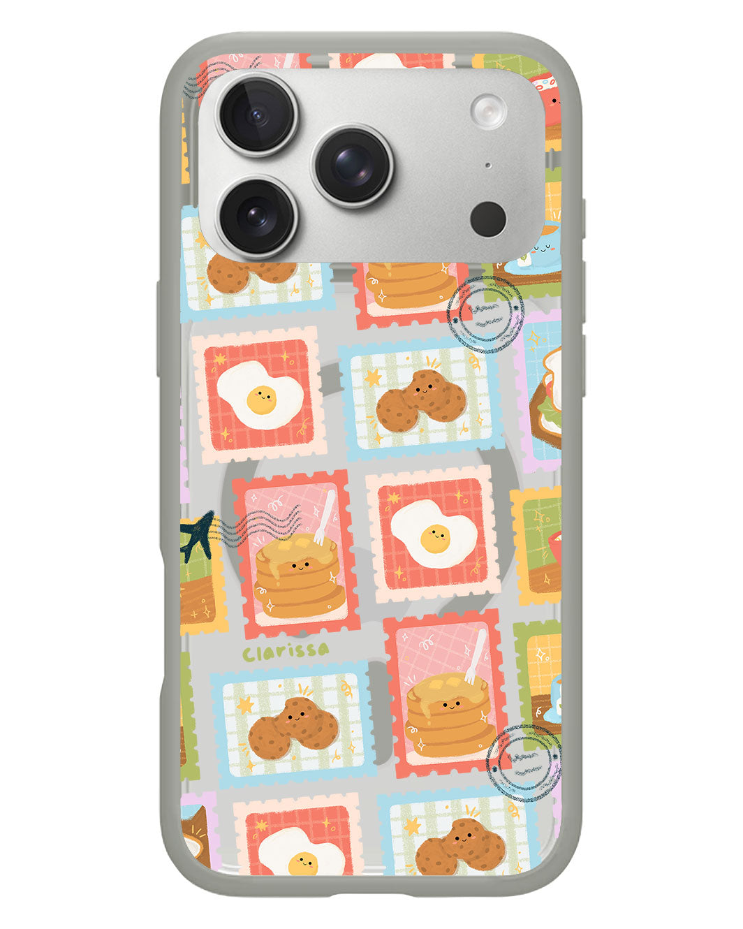 iPhone Rearguard Hybrid - Breakfast Menu Stamps