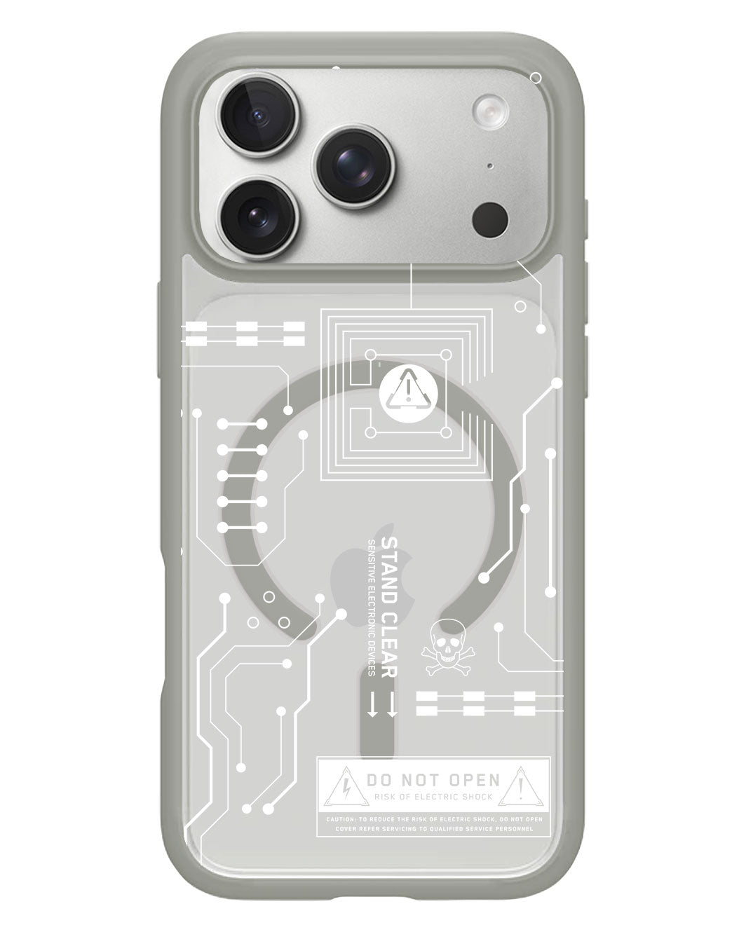 iPhone Rearguard Hybrid - Circuit White