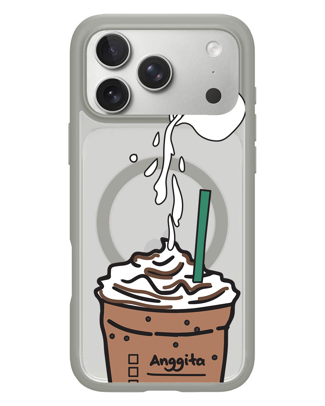 iPhone Rearguard Hybrid - Coffee Frappe