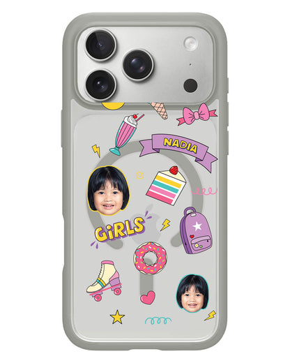 iPhone Rearguard Hybrid - Face Grid Comic