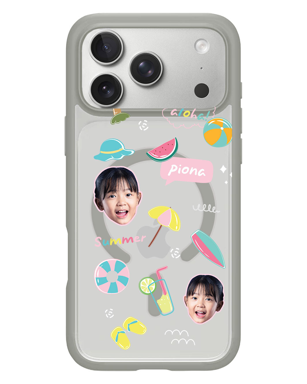 iPhone Rearguard Hybrid - Face Grid Summer