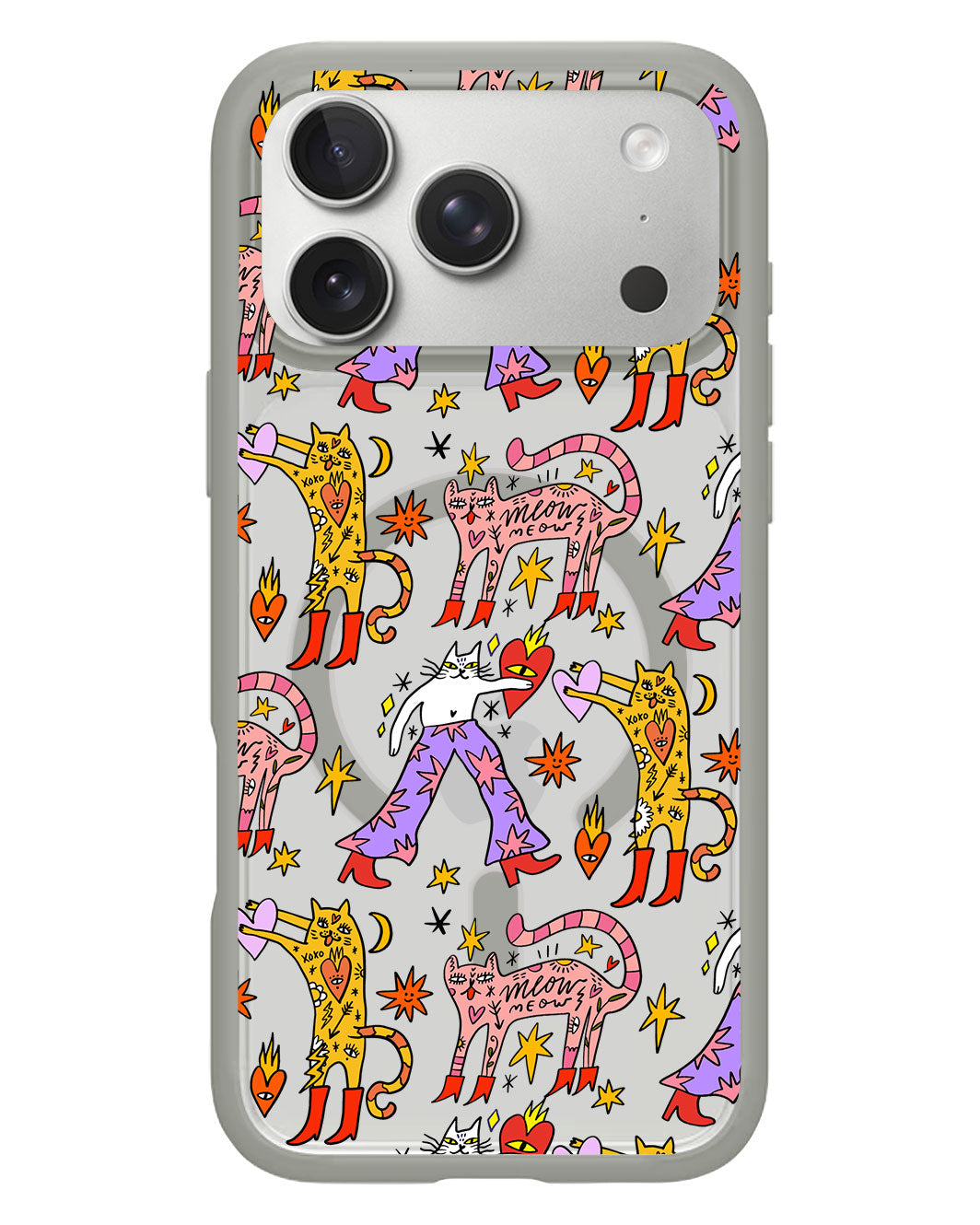 iPhone Rearguard Hybrid - Meow