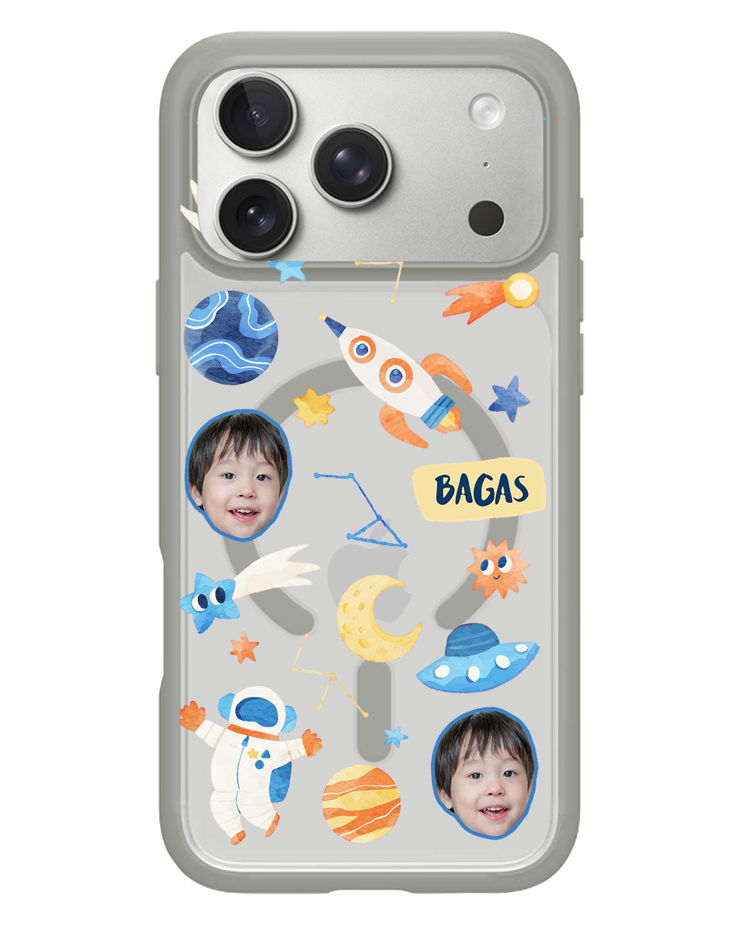 iPhone Rearguard Hybrid - Face Grid Astronaut