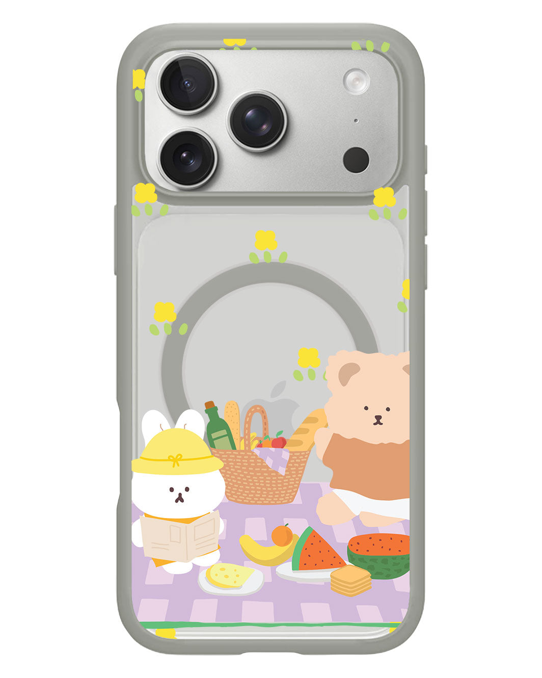 iPhone Rearguard Hybrid - Picnic Bear Lilac