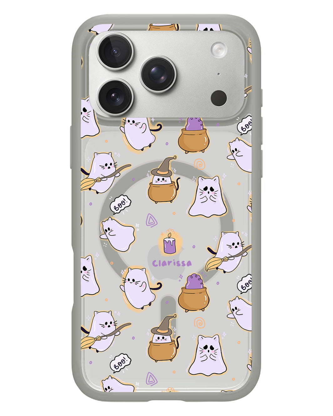 iPhone Rearguard Hybrid - Spooky Cat
