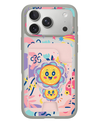 iPhone Magpop Wallet - Heather