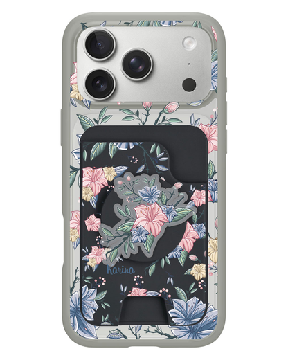 iPhone Magpop Wallet - Pink & Blue Florals
