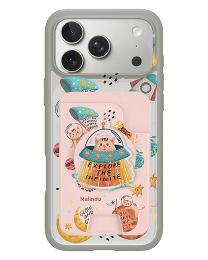 iPhone Magpop Wallet - Spaceship