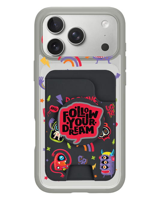 iPhone Magpop Wallet - Baby Monster