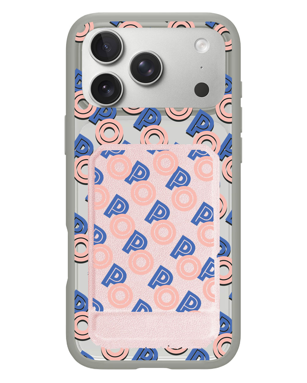 iPhone Magnetic Multifold Wallet - Initial Monogram 1.0