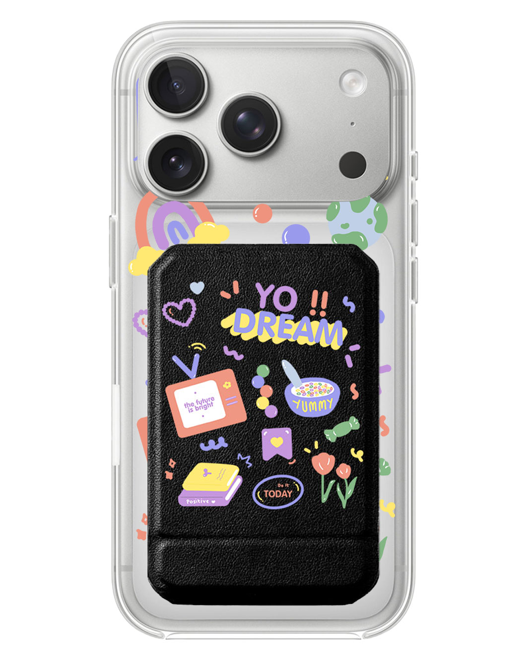 iPhone Magnetic Multifold Wallet - Hello Future