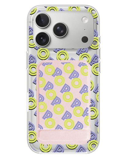 iPhone Magnetic Multifold Wallet - Initial Monogram 2.0