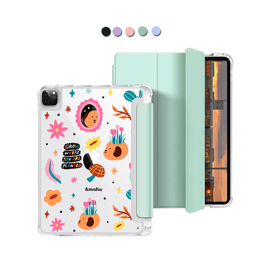 iPad Macaron Flip Cover - Grow and Bloom