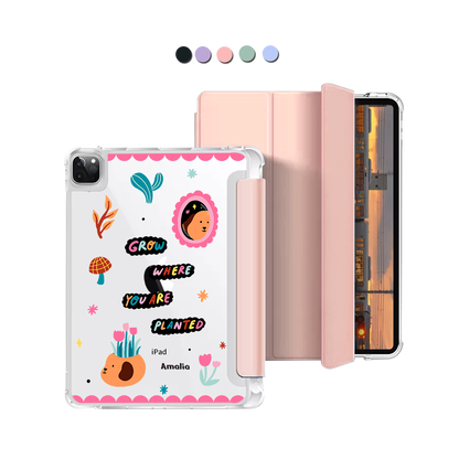 iPad Macaron Flip Cover - Grow Where You're Planted