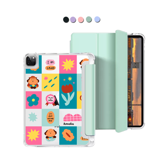 iPad Macaron Flip Cover - Selflove Cubicle