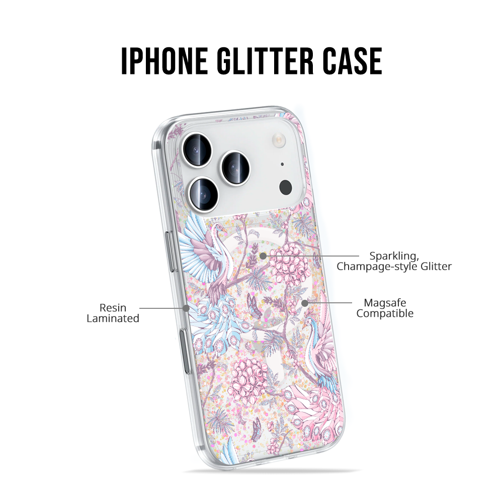 iPhone Glitter Case - Pacman 1.0