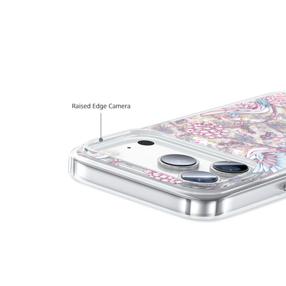 iPhone Glitter Case - July Delphinium