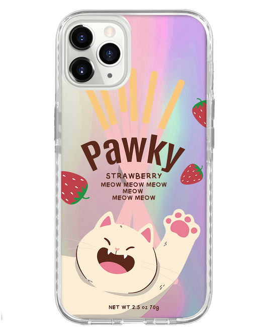 iPhone Rearguard Holo - Pawky Cat