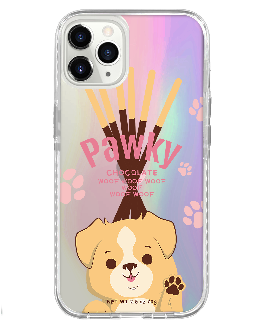 iPhone Rearguard Holo - Pawky Dog