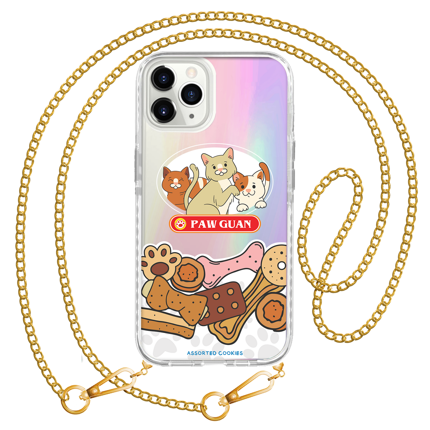 iPhone Rearguard Holo - Pawguan Cat