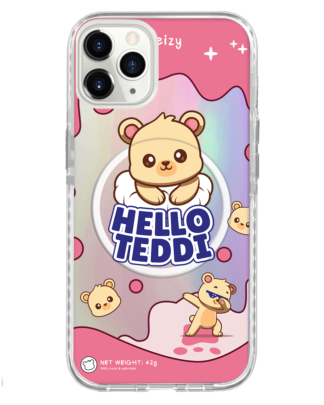 iPhone Rearguard Holo - Hello Teddy 2.0