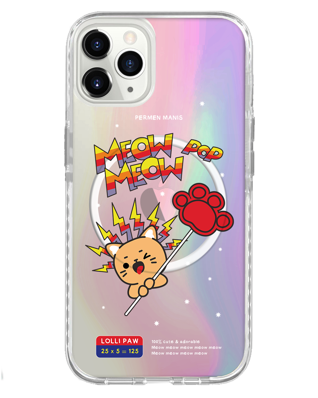 iPhone Rearguard Holo - Meow Pop 2.0