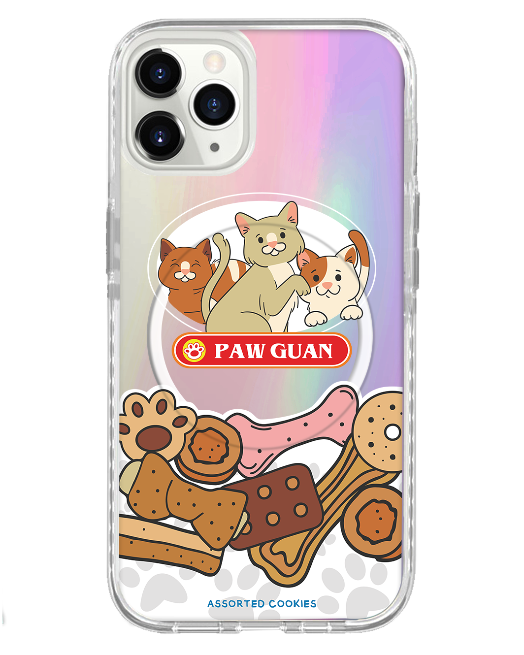 iPhone Rearguard Holo - Pawguan Cat