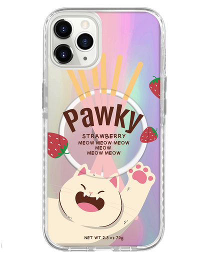 iPhone Rearguard Holo - Pawky Cat