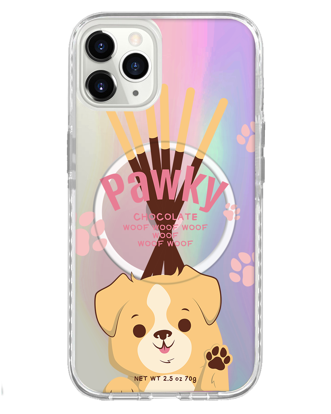 iPhone Rearguard Holo - Pawky Dog