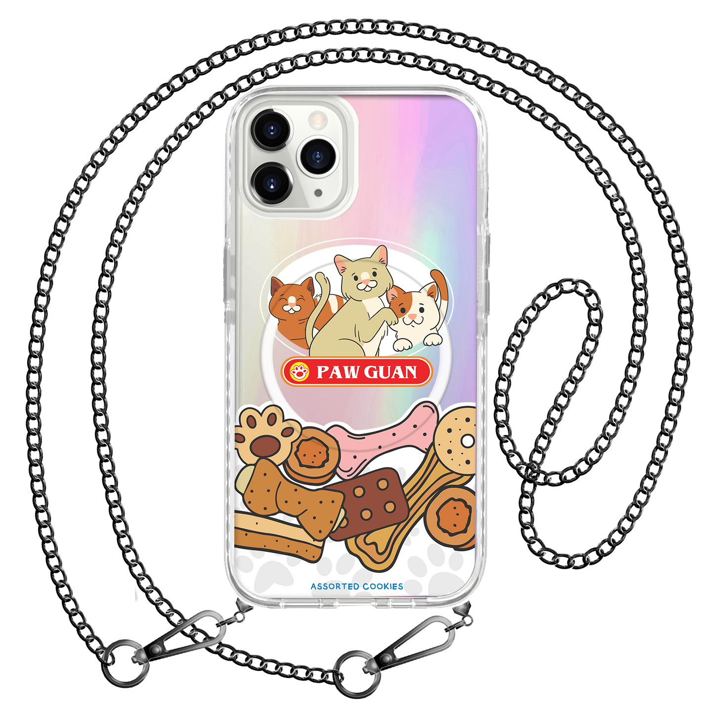 iPhone Rearguard Holo - Pawguan Cat