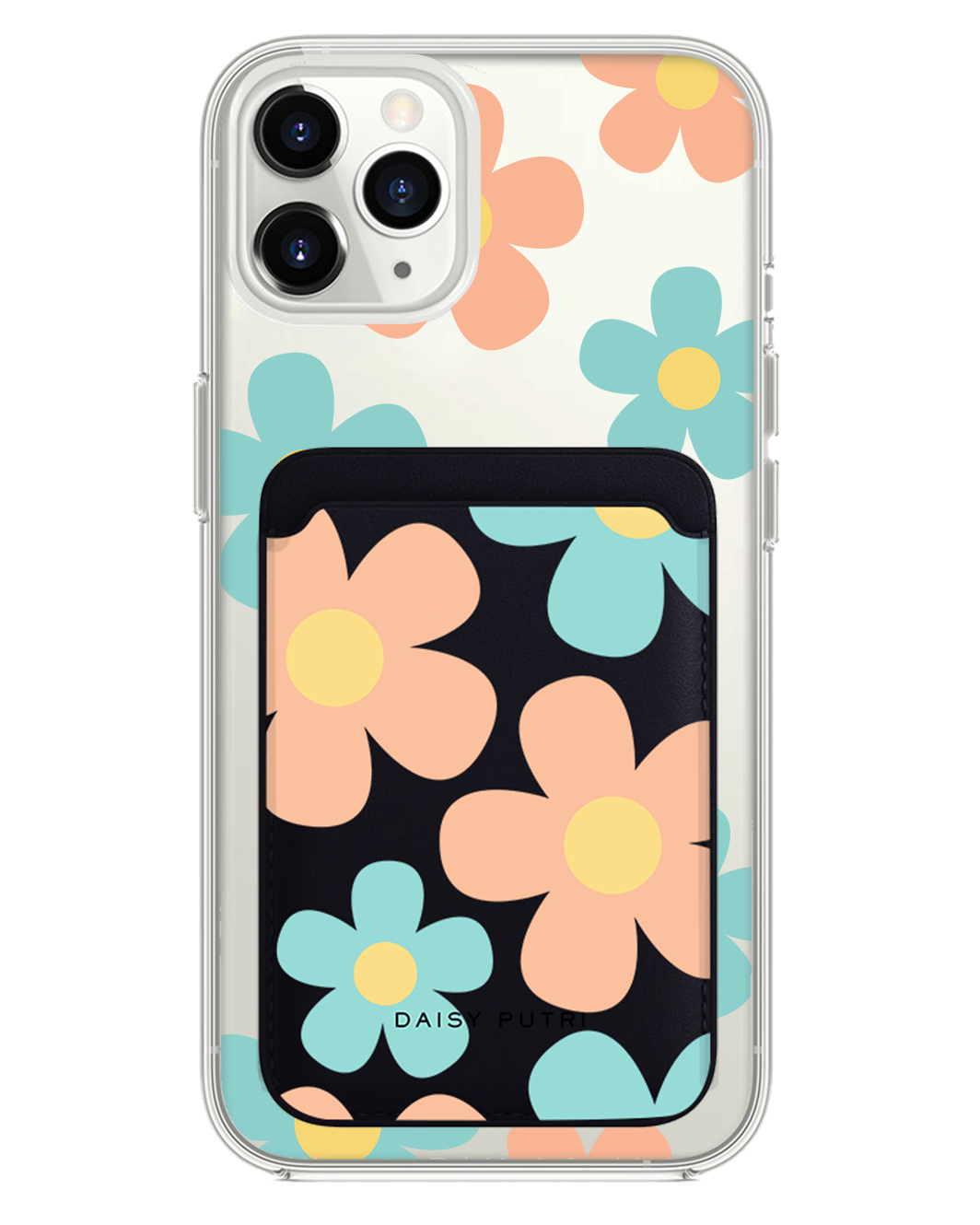 iPhone Magnetic Wallet Case -  Daisy Daze