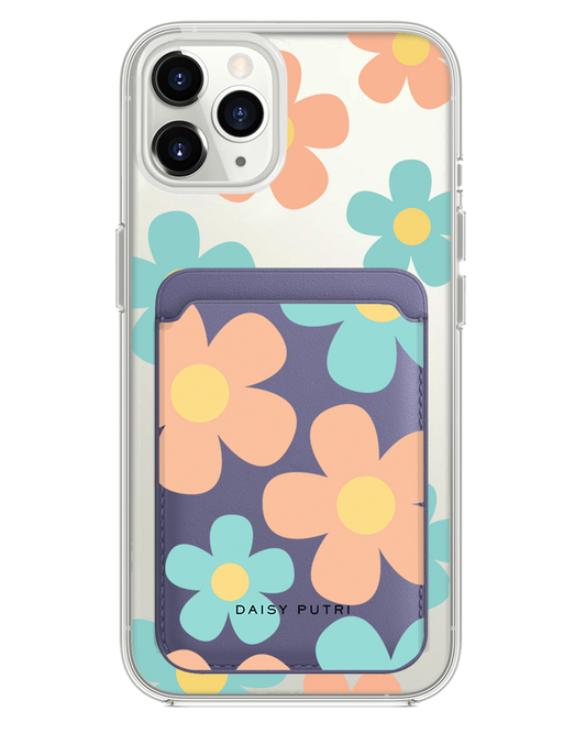 iPhone Magnetic Wallet Case -  Daisy Daze