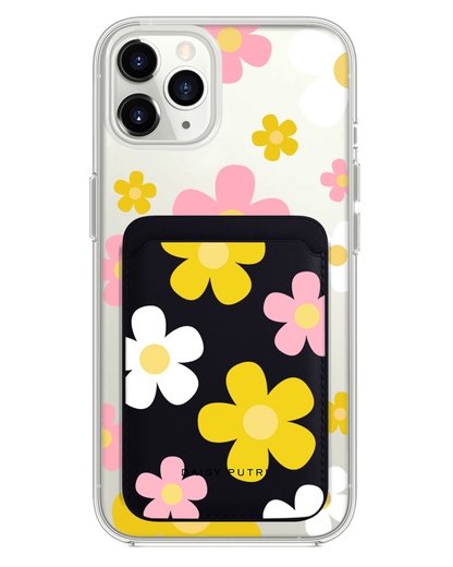 iPhone Magnetic Wallet Case -  Daisy Fresh