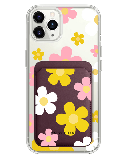 iPhone Magnetic Wallet Case -  Daisy Fresh