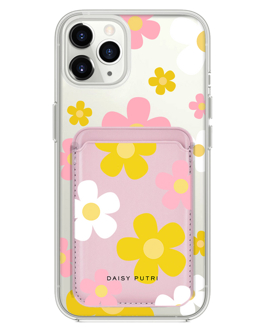 iPhone Magnetic Wallet Case -  Daisy Fresh