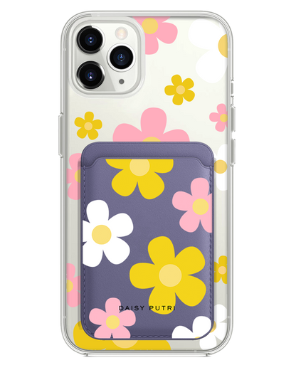 iPhone Magnetic Wallet Case -  Daisy Fresh