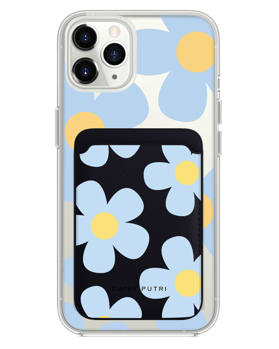 iPhone Magnetic Wallet Case -  Daisy Garland