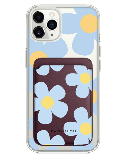 iPhone Magnetic Wallet Case -  Daisy Garland